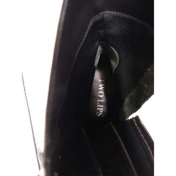 90s square toe and block heel lace up boots - Picture 4 of 6